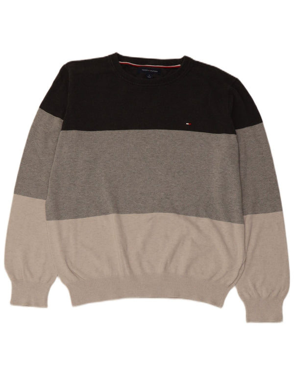 TOMMY HILFIGER sweater med rund hals til mænd mellem flerfarvet