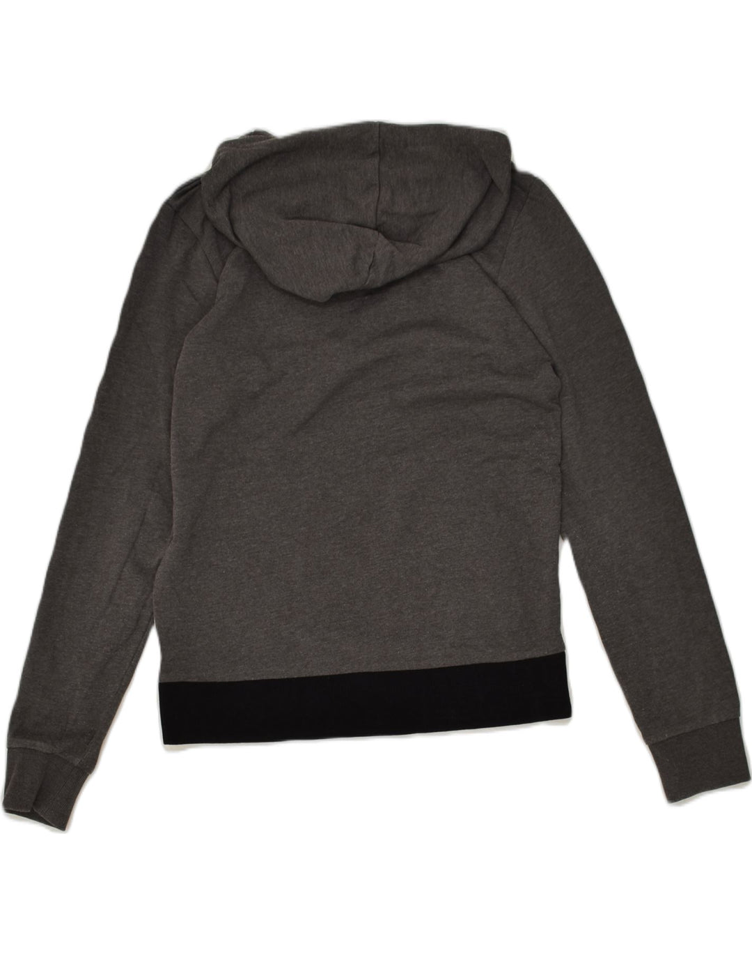 JACK & JONES Mens Graphic Hoodie Jumper Small Grey Colourblock Cotton | Vintage Jack & Jones | Thrift | Second-Hand Jack & Jones | Used Clothing | Messina Hembry 