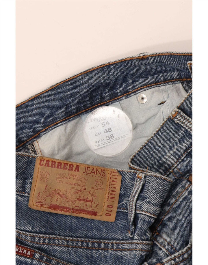 Carrera Mens 700 Regular Straight Jeans W38 L34 Blå Bomuld