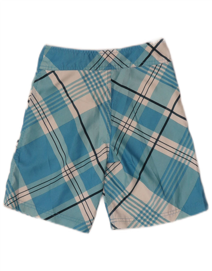 Hurley Boys grafiske svømmeshorts 5-6 år blå ternet polyester