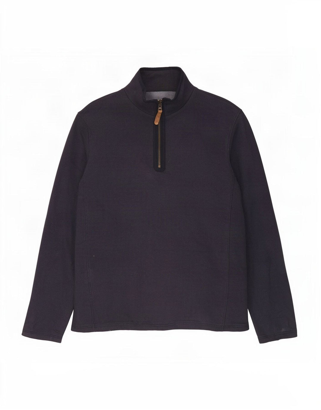 Mountain Warehouse Herre Zip Neck Sweatshirt Jumper Medium Navy Blue Bomuld