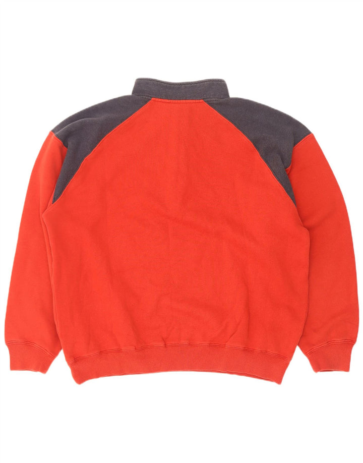 Fila Sweatshirt med lynlås til mænd XL rød bomuld