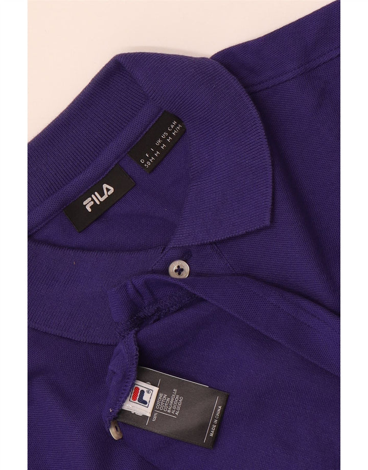 Fila Poloskjorte til mænd Medium Lilla Bomuld
