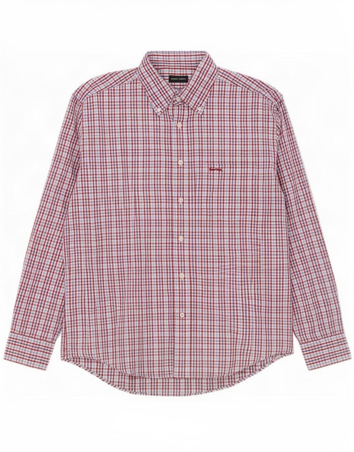 Pierre Cardin Herreskjorte XL Multifarvet Gingham Bomuld