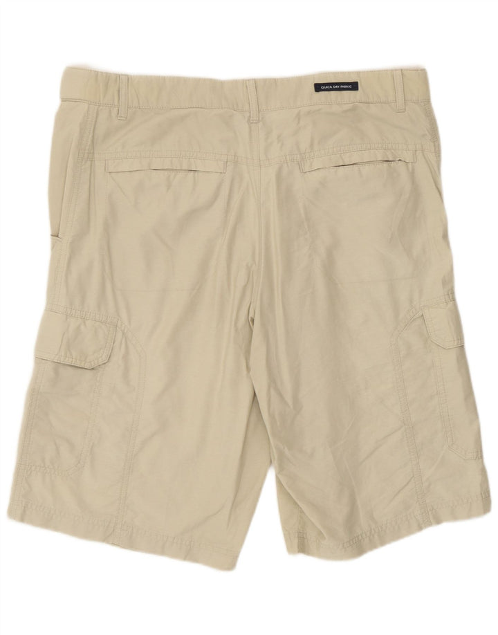 Marks & Spencer Herre Cargo Shorts W32 Medium Green Bomuld