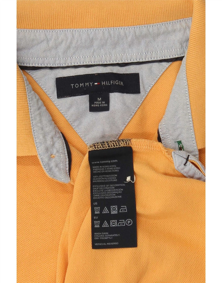 Tommy Hilfiger herre poloshirt Medium gul bomuld