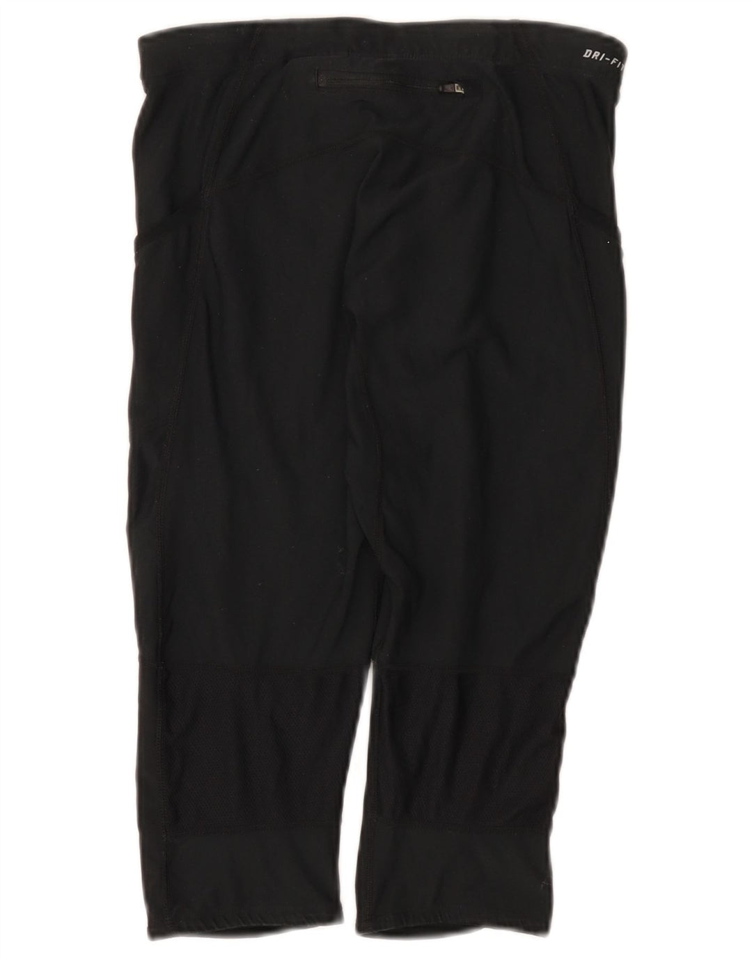 Nike Dame Dri Fit Capri Leggings UK 12 Medium Sort Polyester