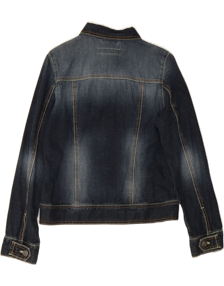 S.OLIVER Womens Denim Jacket EU 36 Small Navy Blue Cotton Vintage S.Oliver and Second-Hand S.Oliver from Messina Hembry 