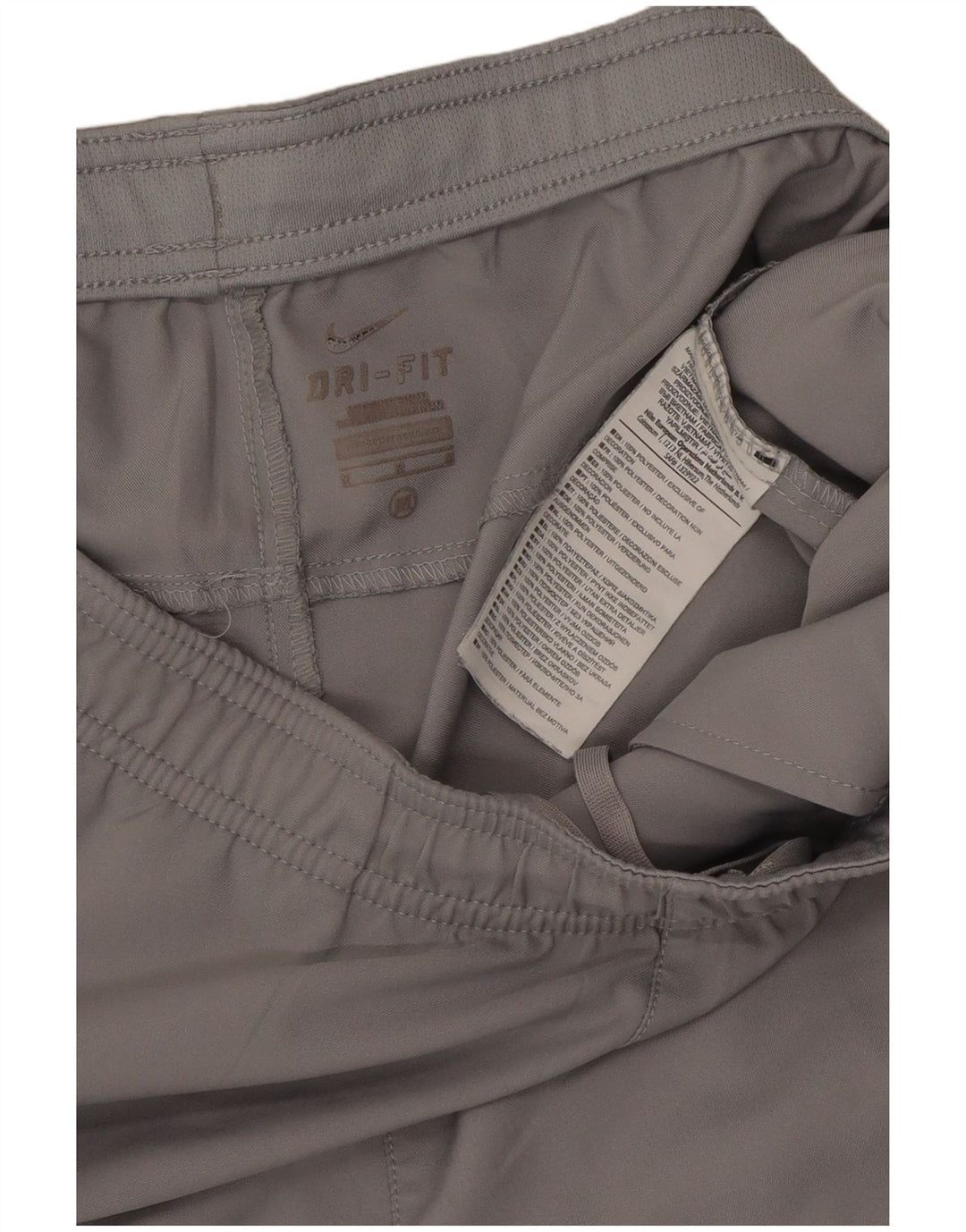 Nike Herre Dri Fit sportsshorts mellemgrå polyester
