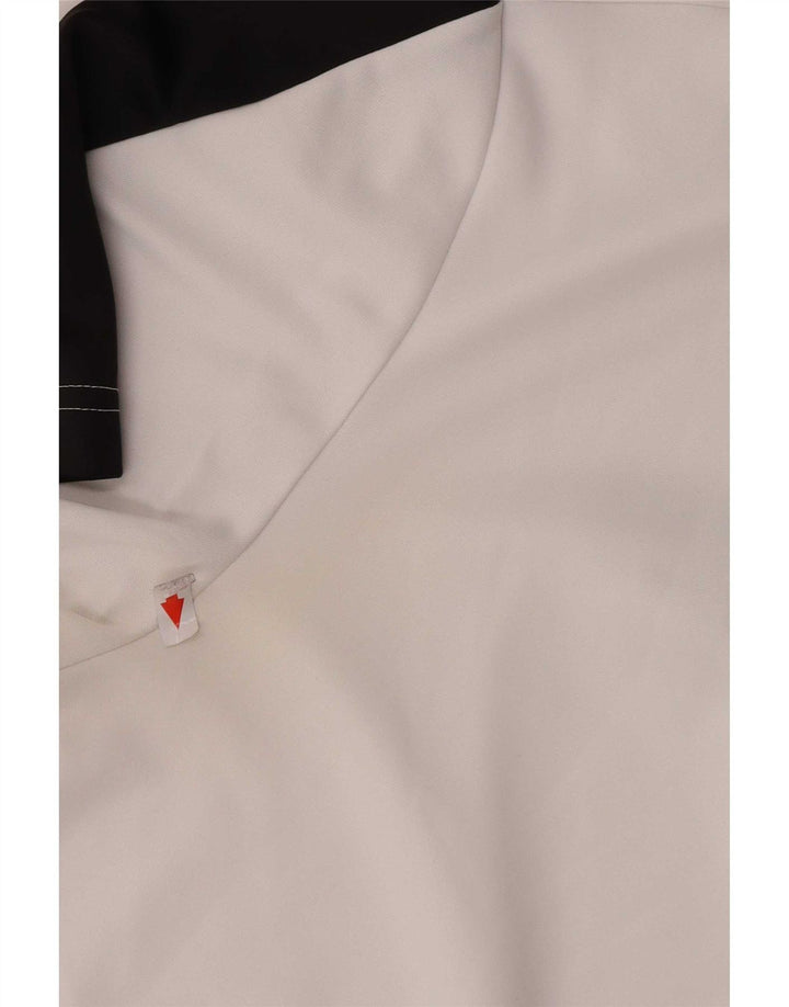 Adidas Polo Shirt til mænd Stor hvid Colourblock Polyester