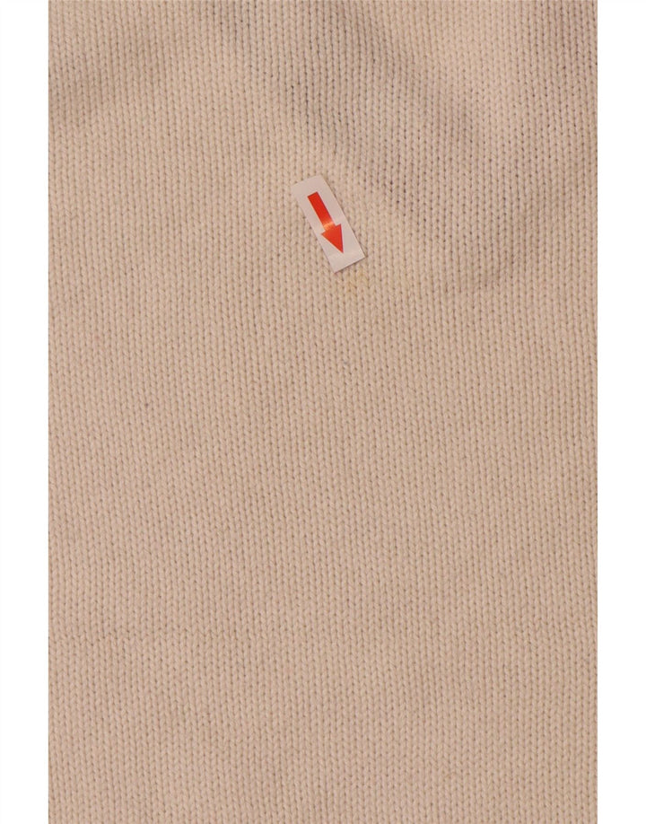 Tommy Hilfiger Herre V-hals sweater Medium Off White Bomuld