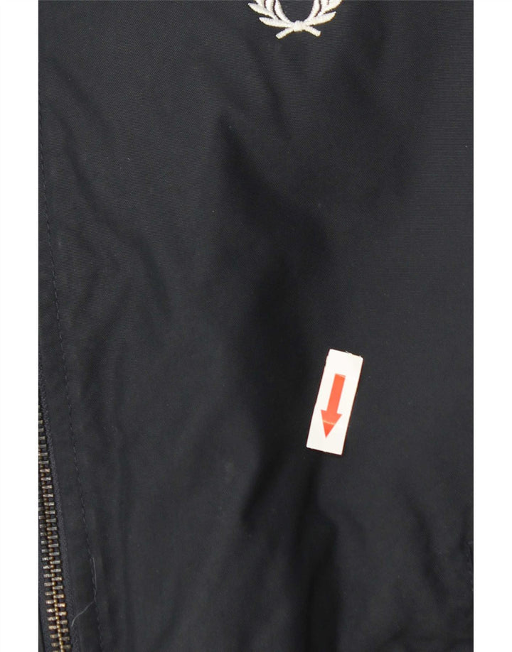 Fred Perry Boys Bomber Jacket 11-12 år Grå nylon