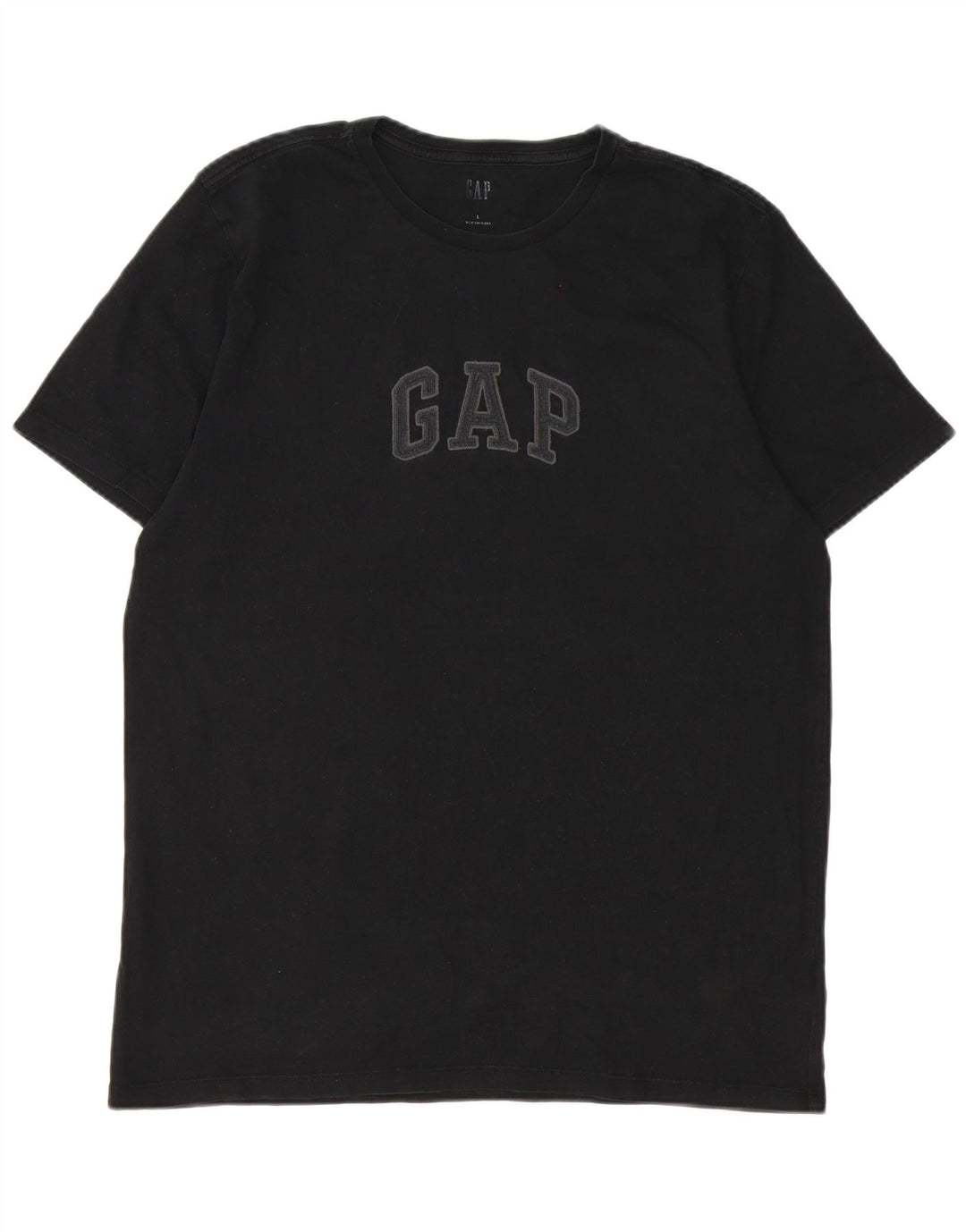 Gap Herre Grafisk T-Shirt Top Stor Sort Bomuld