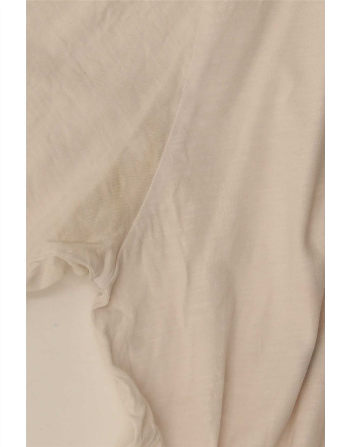G-Star Herre grafisk T-shirt Top Stor Hvid Flecked Bomuld