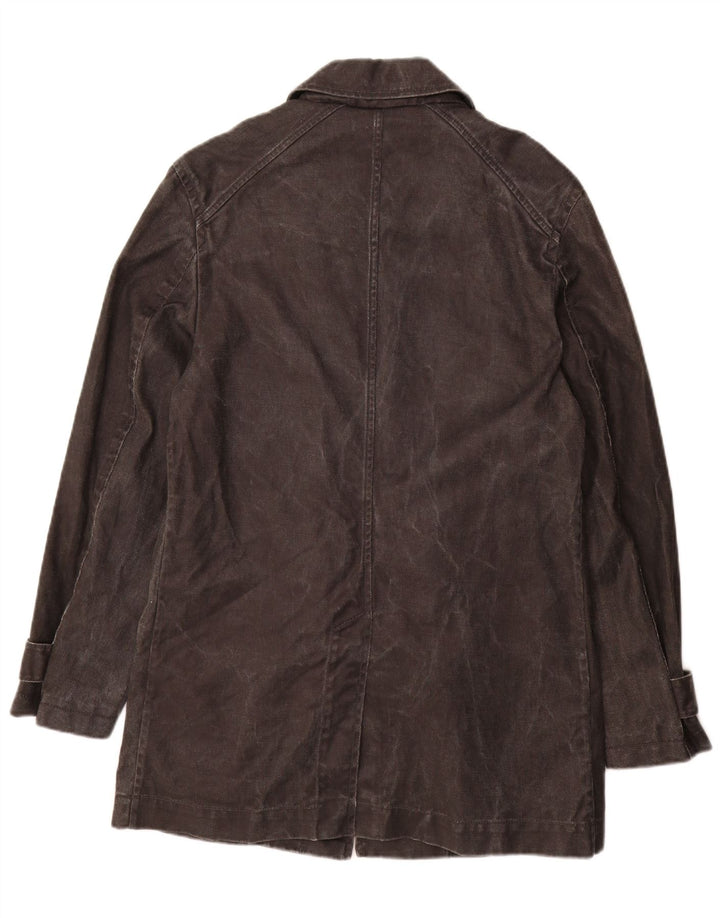 Dkny Herre Denim Coat UK 36 Small Black Ramie