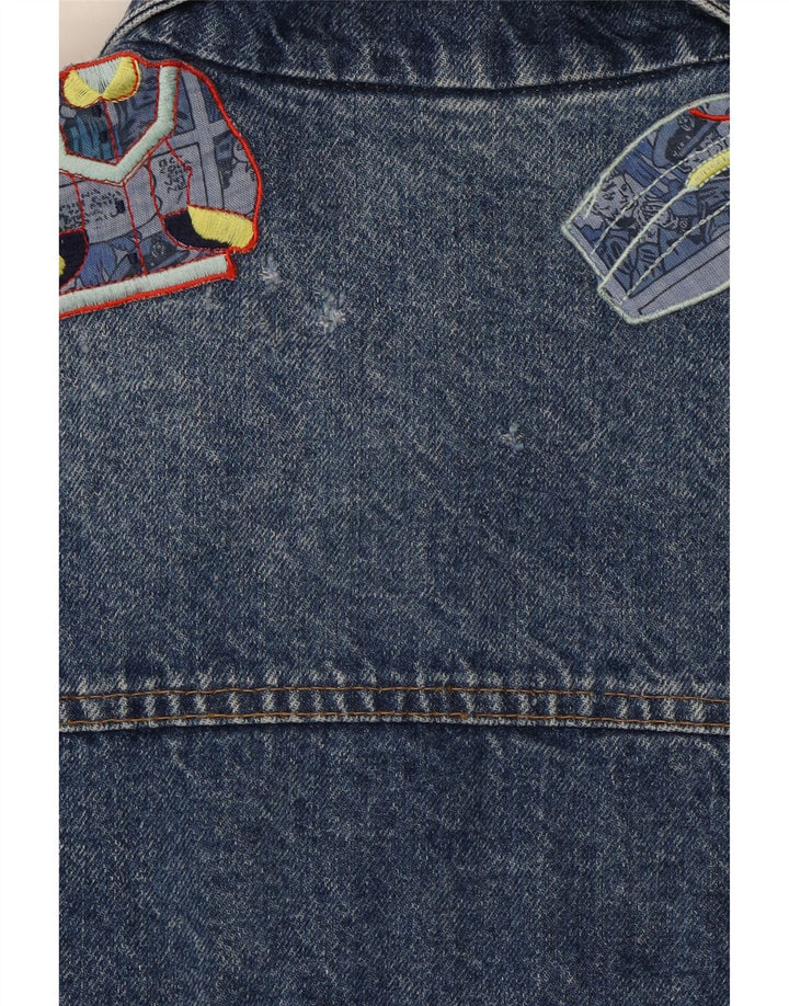 CLARK Denimjakke til mænd UK 38 Medium Blue Cotton