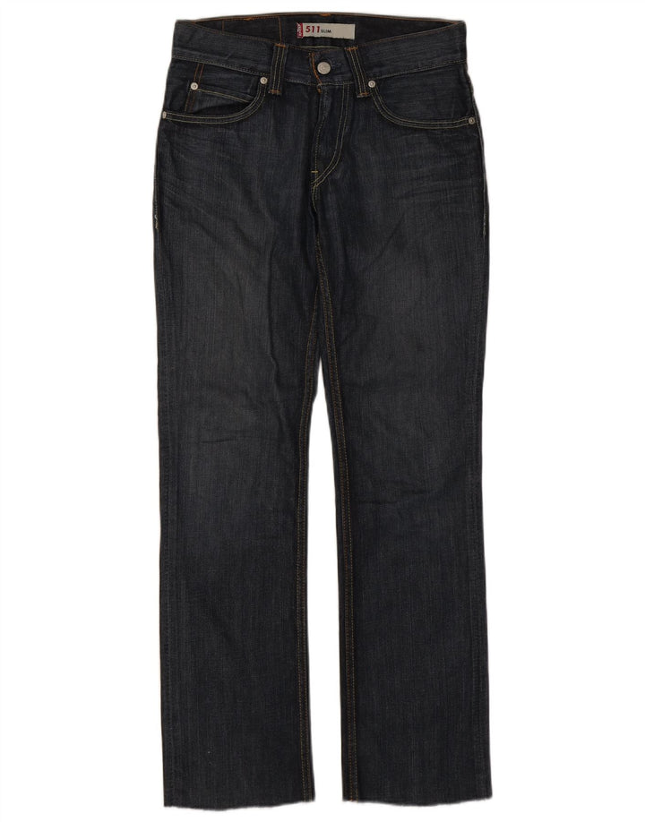 Levi's Dame 511 Slim Jeans W30 L30 Marineblå Bomuld