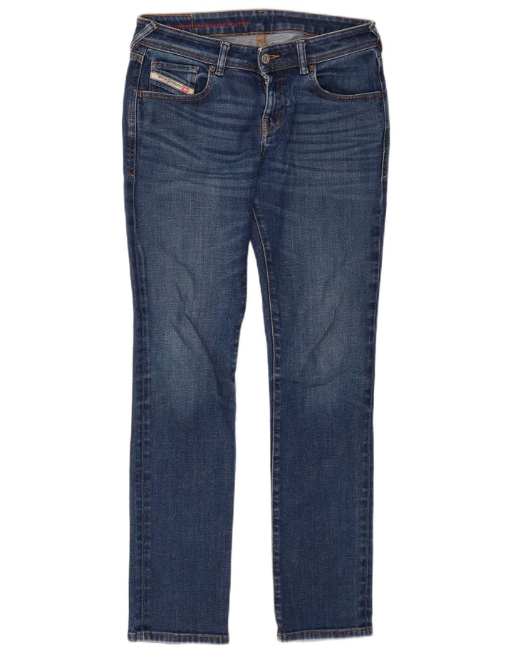 Diesel Dame Slim Jeans W26 L29 Blå Bomuld