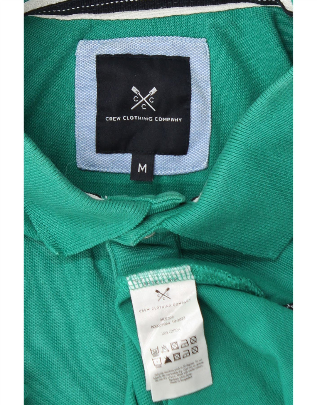 CREW TØJ Herre poloshirt Medium Grøn Bomuld