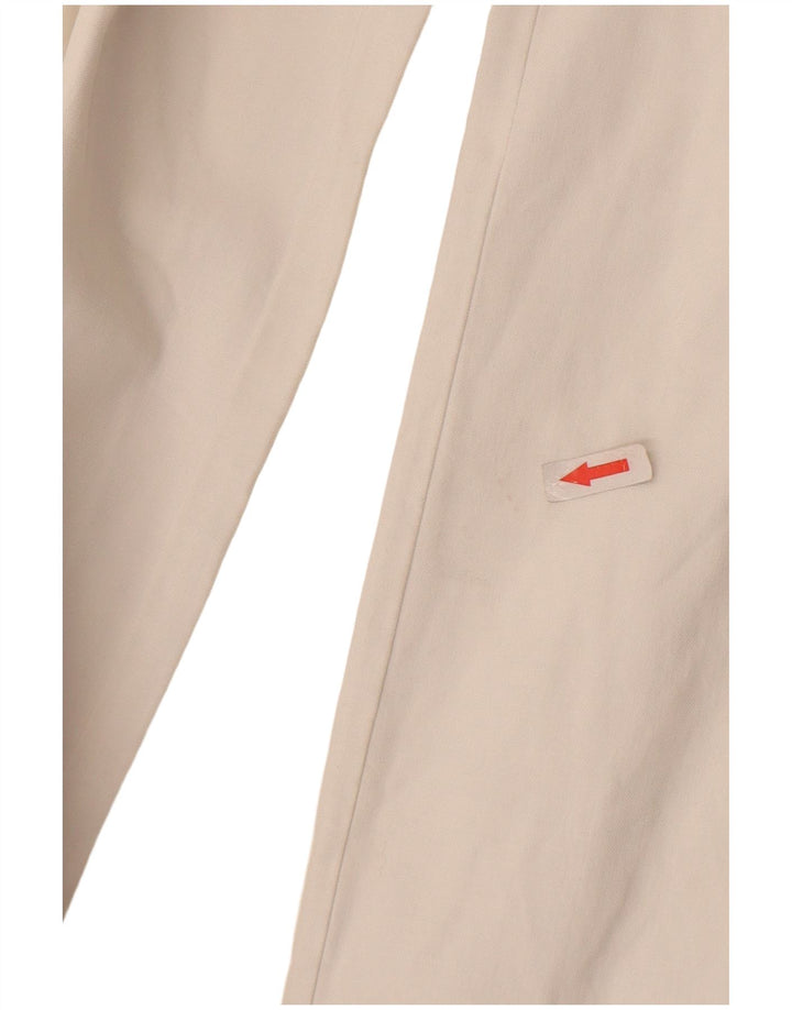 Alberto Aspesi Dame Blu Bootcut Suit Bukser IT 40 Small W27 L31 White