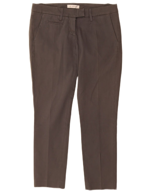 DONDUP Dame Slim Fit Chinobukser W28 L28 Grå Bomuld