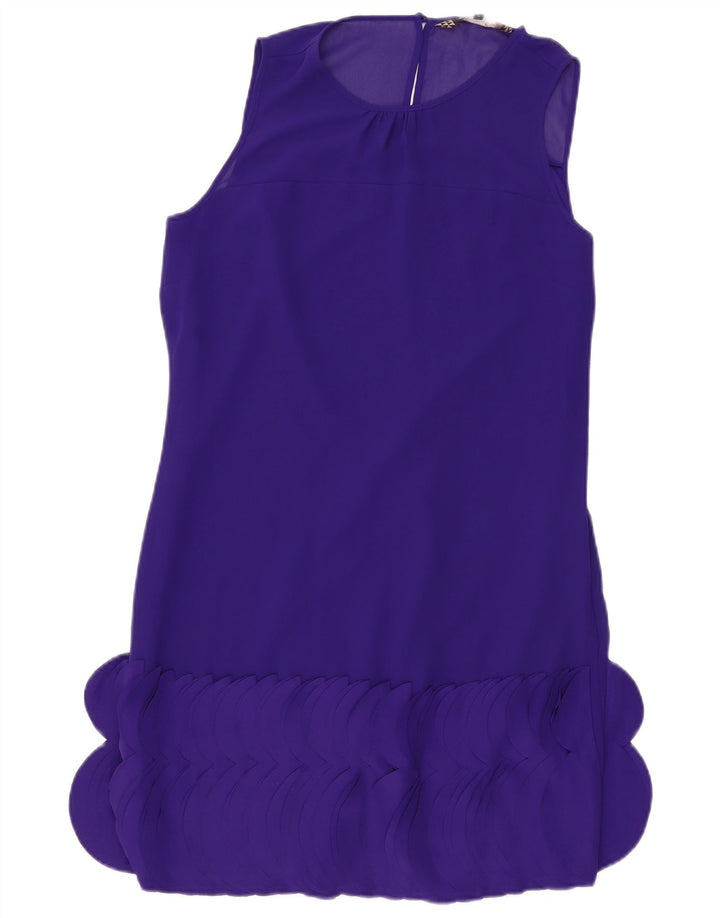 Principper Kvinders ærmeløs Regular Shift Dress UK 12 Medium Purple
