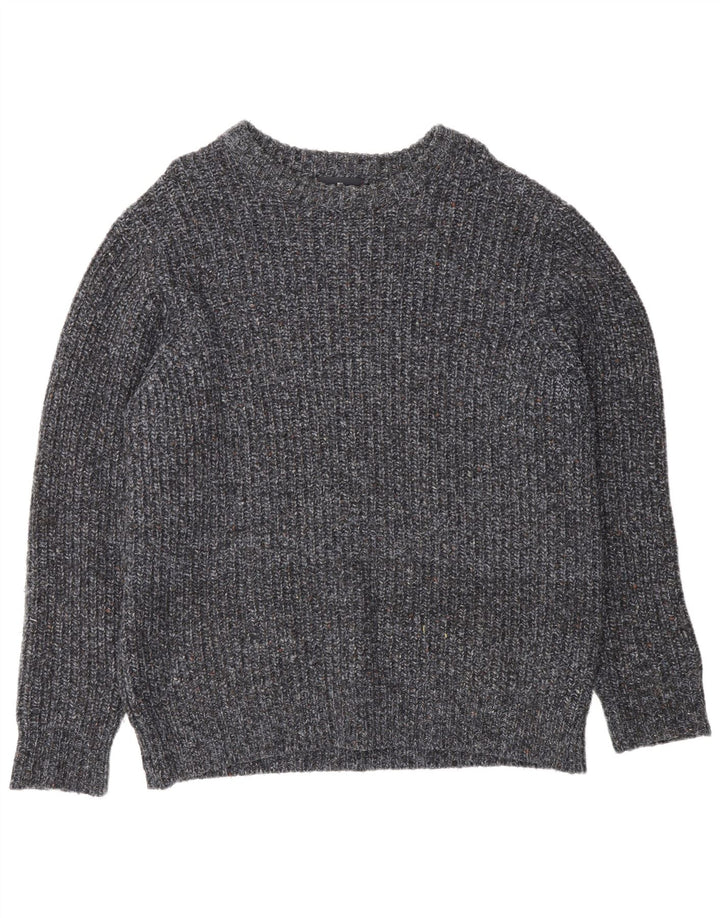 Marks & Spencer Herre Blue Harbor Boat Neck Jumper Sweater Large Navy Blue