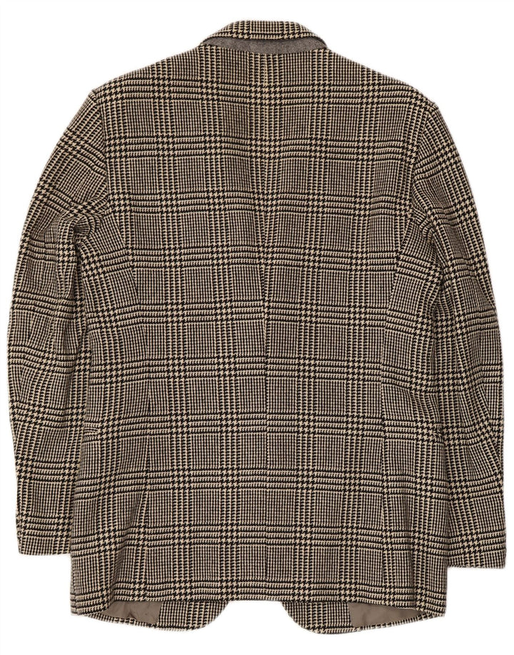Jack Emerson Herre 2-knaps blazerjakke UK 36 Small Black Houndstooth