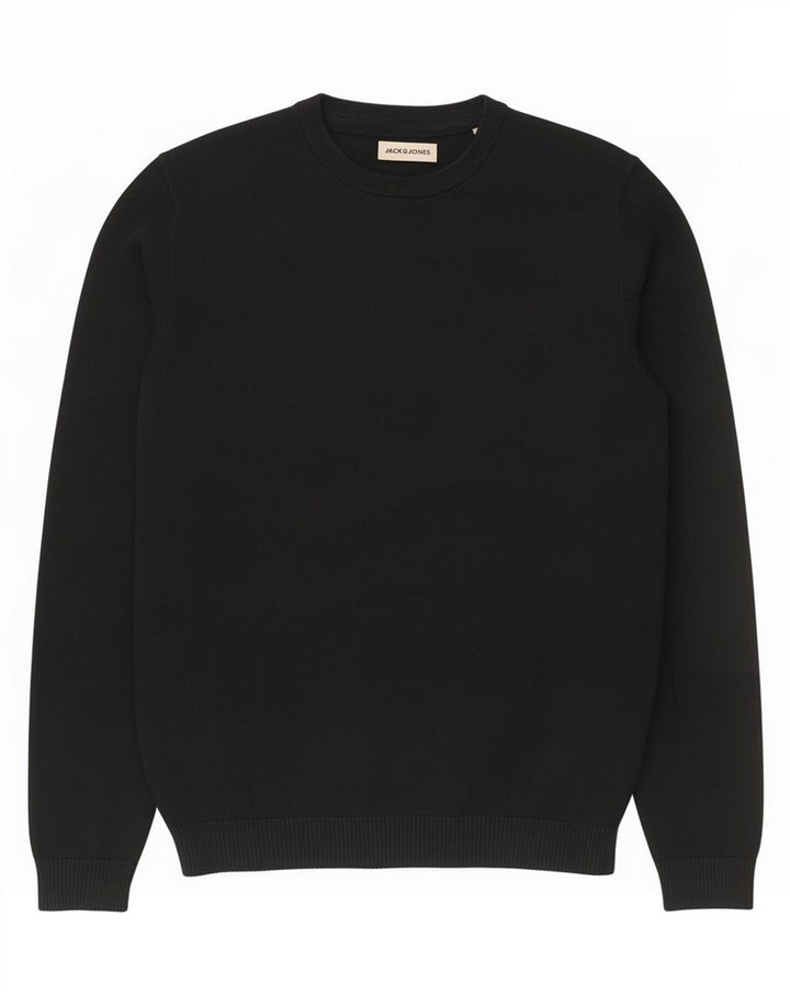 Jack & Jones herre sweater med rund hals, lille marineblå