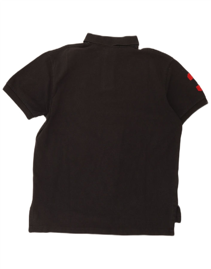 Polo Ralph Lauren Herre grafisk skjorte medium sort bomuld