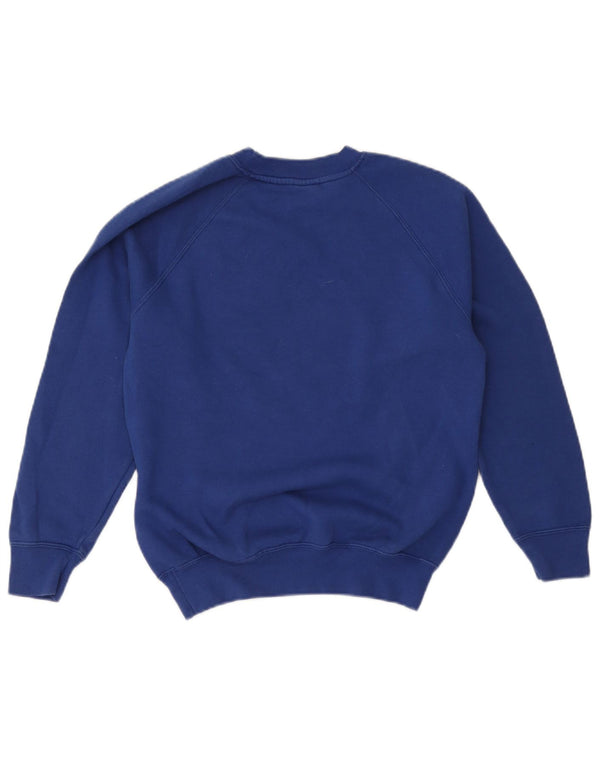 Russell Athletic Boys Grafisk Sweatshirt Jumper 11-12 år 2XL Blå Bomuld