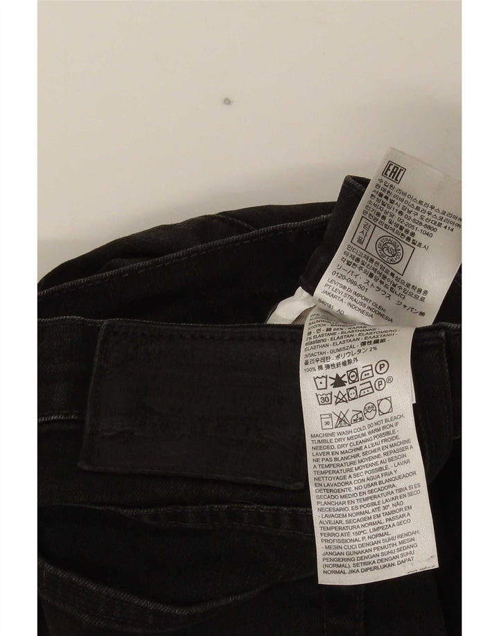 Levi's Skinny Jeans til mænd W30 L30 sort bomuld