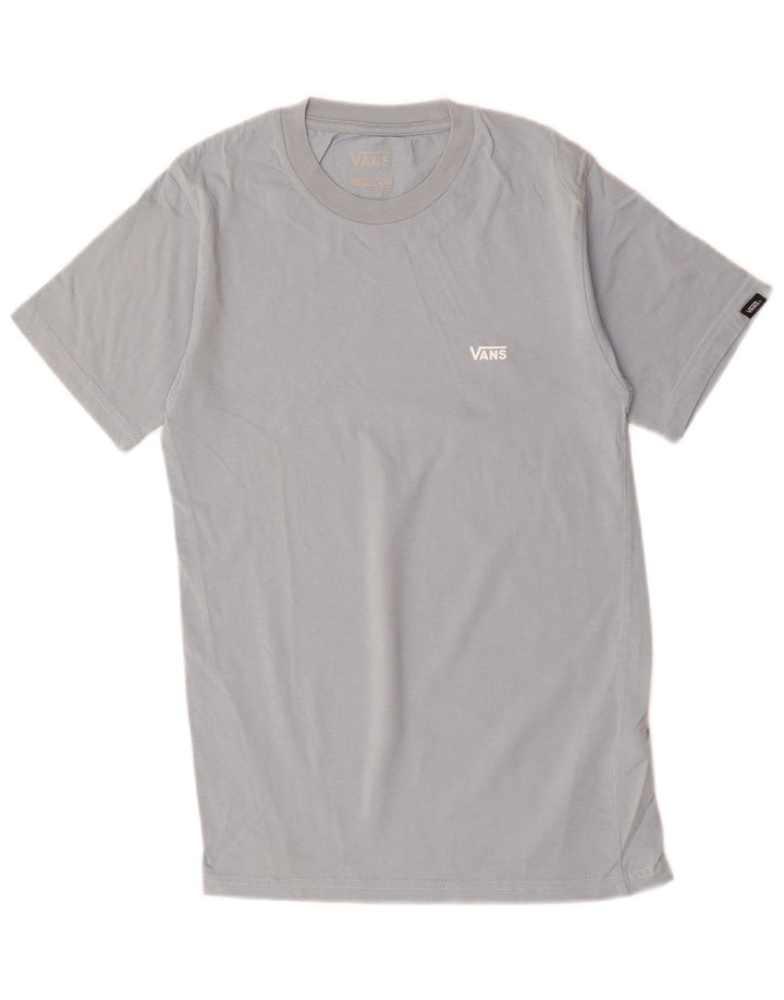 VANS Herre T-Shirt Top XS Blå Bomuld