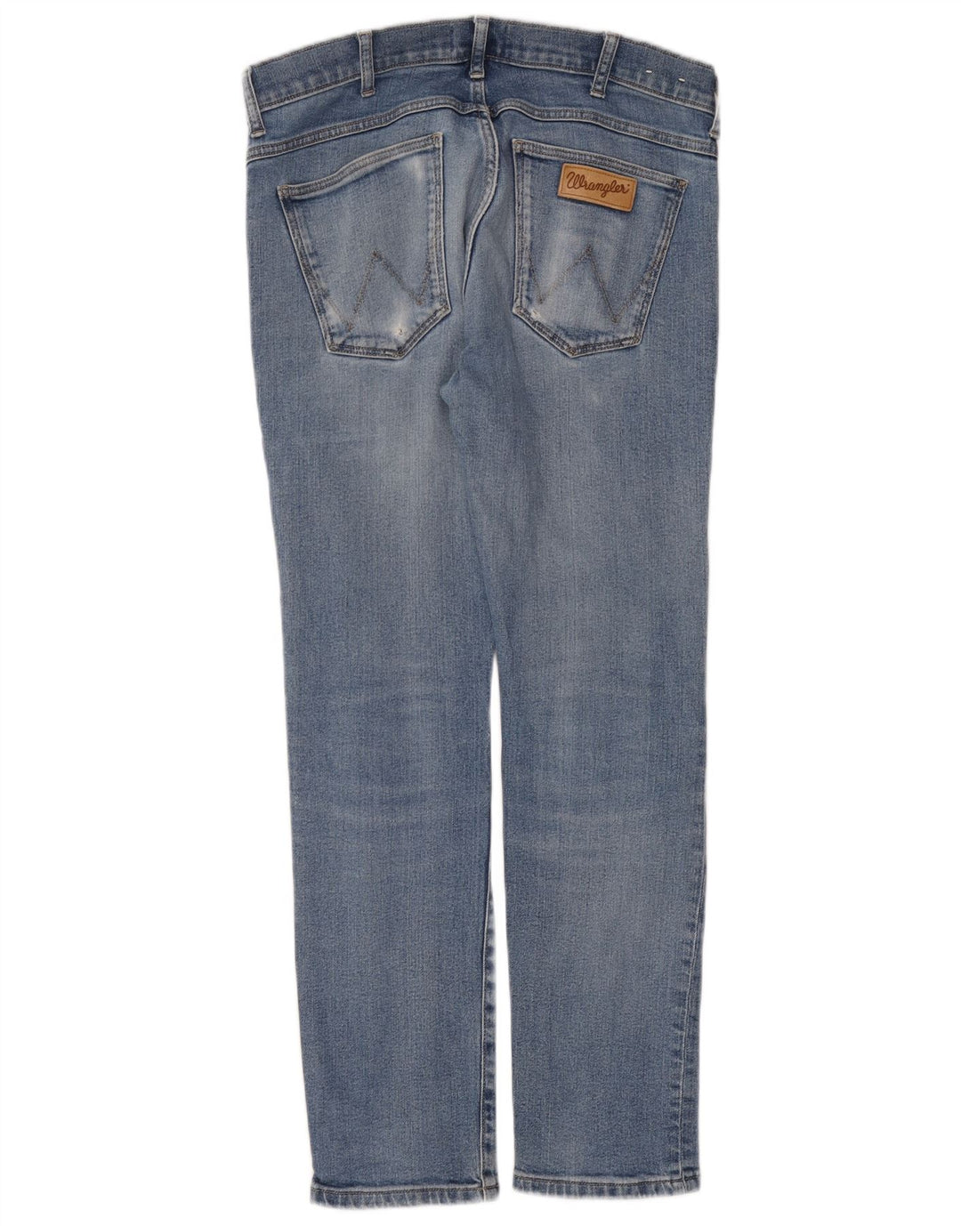 Wrangler Herre Larston Slim Jeans W32 L32 Blå Bomuld