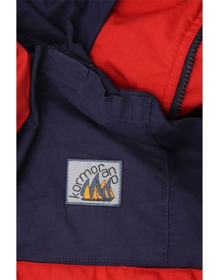 Vintage Herre Utility Jacket UK 46 3XL Rød Polyester
