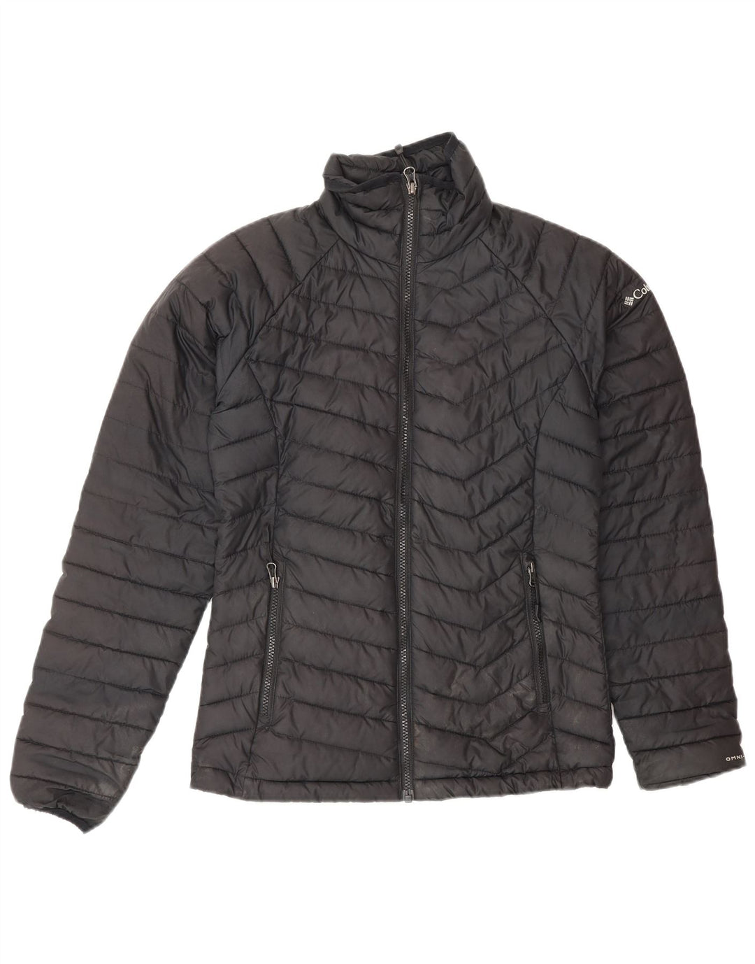 COLUMBIA Womens Omni-Shade Padded Jacket UK 6 XS Black Polyester