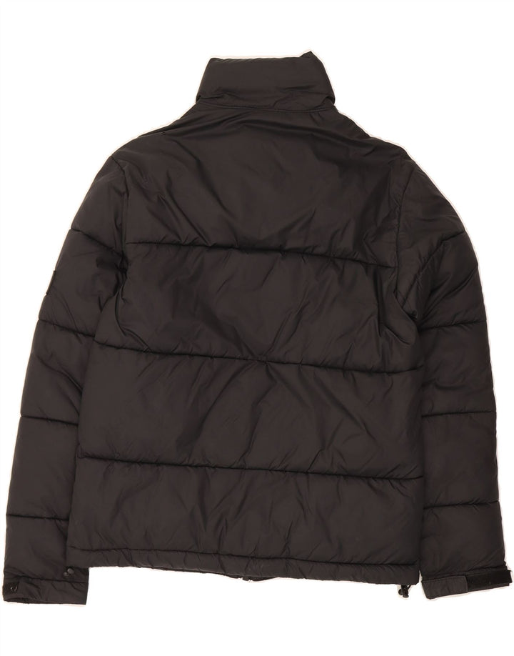ZARA Mens Padded Jacket UK 36 Small Black Polyester Vintage Zara and Second-Hand Zara from Messina Hembry 