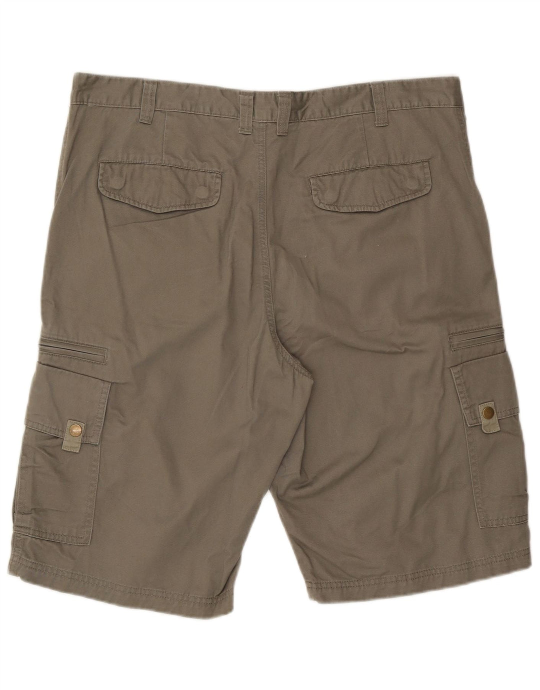 Vintage Herre Cargo Shorts W38 XL Khaki Bomuld