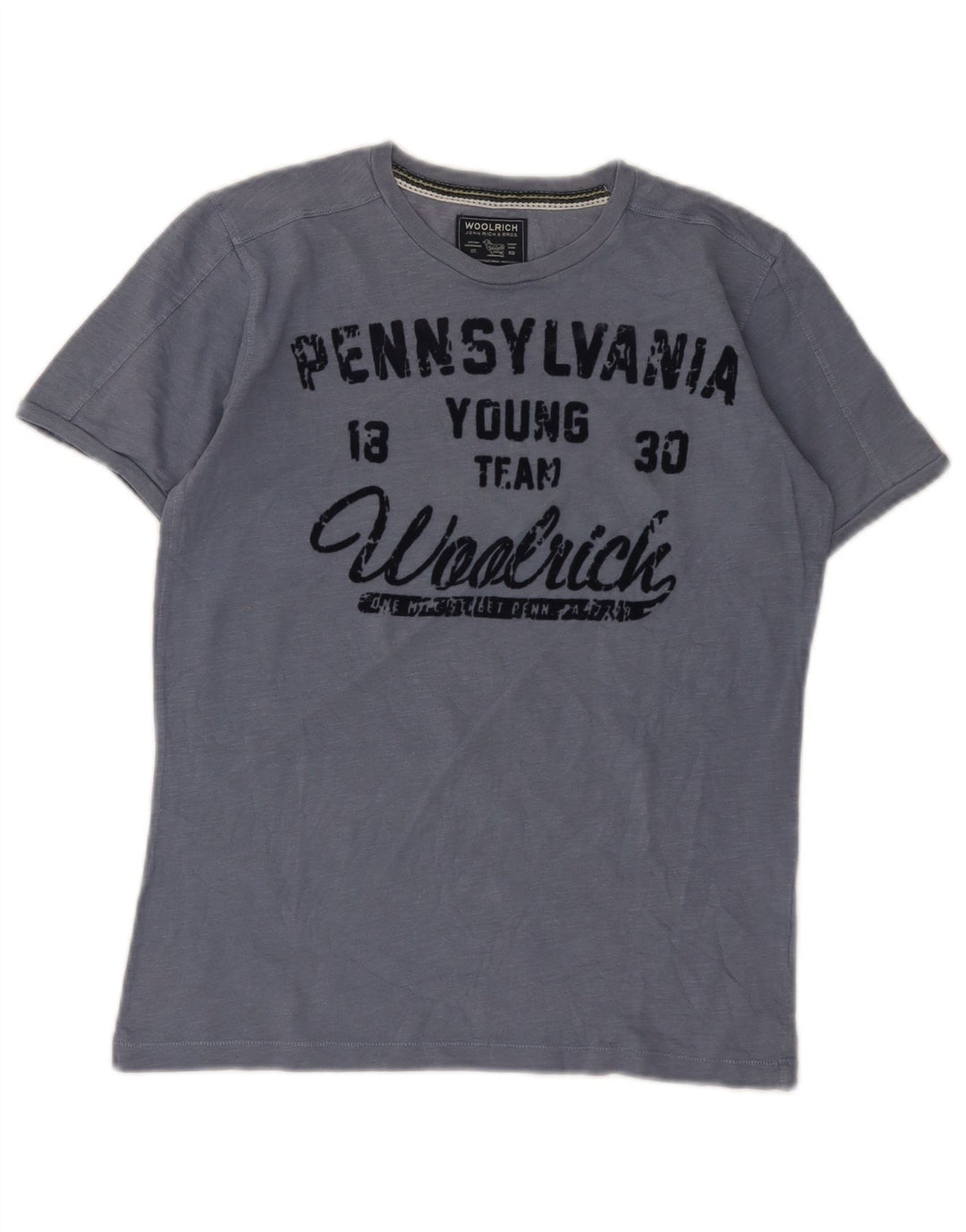 Woolrich Boys Grafisk T-Shirt Top 11-12 År Blå