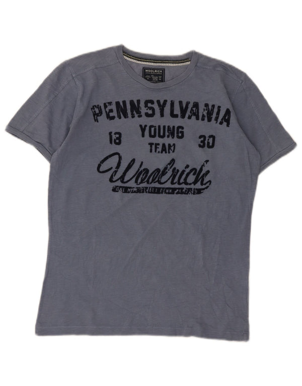 Woolrich Boys Grafisk T-Shirt Top 11-12 År Blå