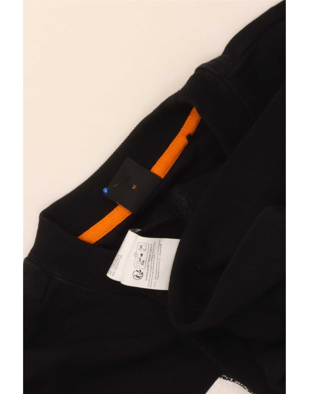 Hugo Boss Herre grafisk sweatshirt Jumper Medium Sort Bomuld