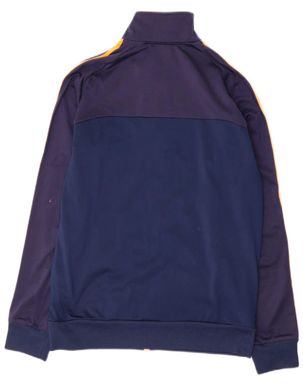 Adidas Træningsdragt til mænd Topjakke UK 38/40 Medium Navy Blue Colourblock