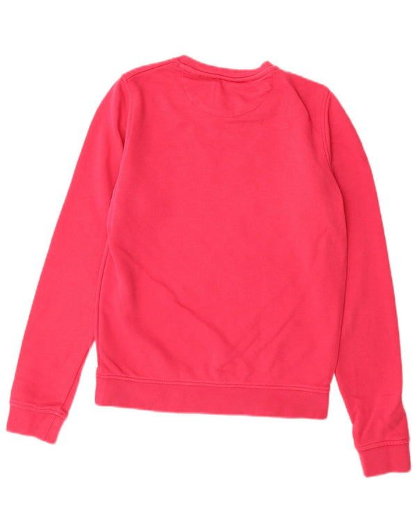 Gant Grafisk Sweatshirt Jumper UK 6 XS Pink Bomuld