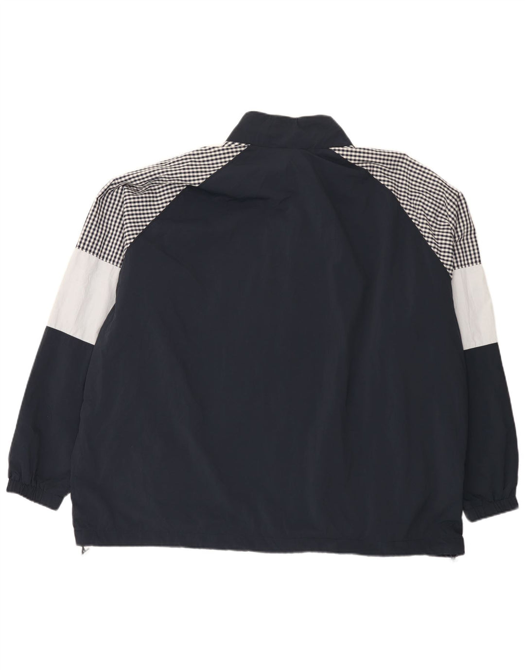 Lyle & Scott Regnjakke til mænd UK 46 3XL Navy Blue Colourblock Nylon