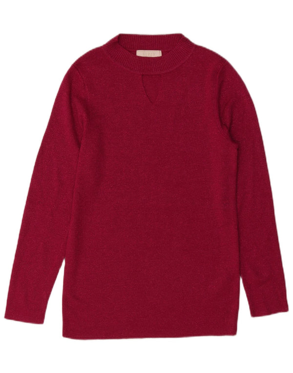Lipsy Girls Turtle Neck Jumper Sweater 13-14 år Pink Polyester