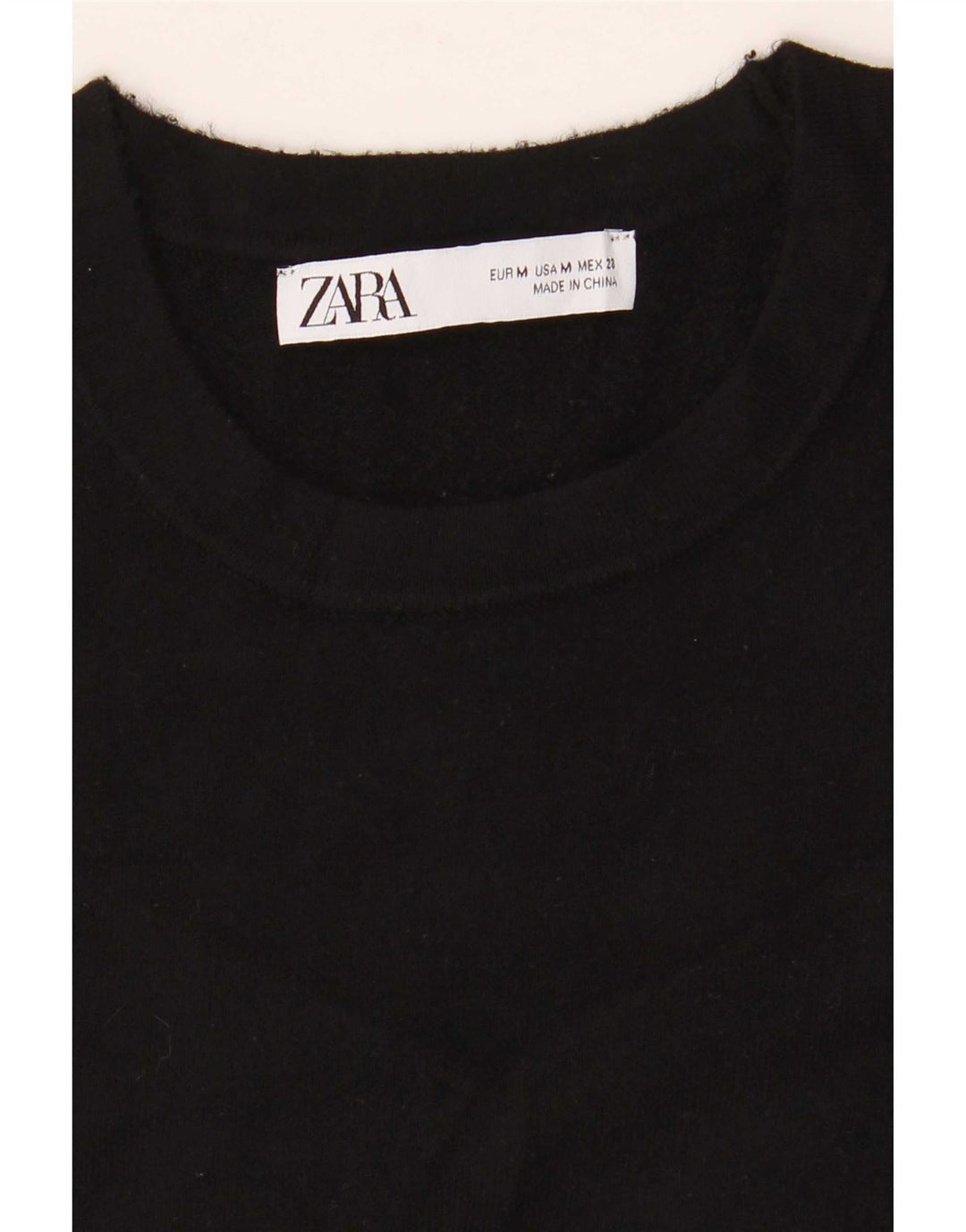 Zara Dame Jumper Sweater UK 12 Medium Sort