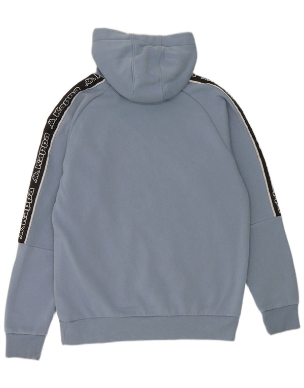 Kappa Mens Graphic Hoodie Jumper Medium Blue