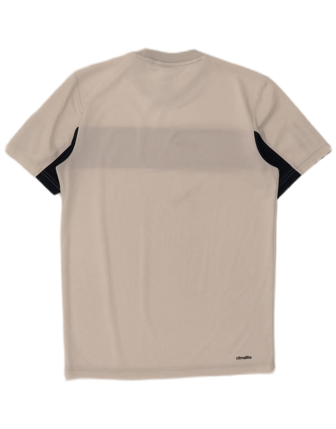 ADIDAS Tennis T-Shirt Top Lille hvid Colourblock Polyester