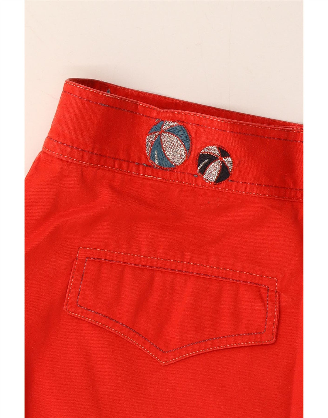 LES COPAINS Womens A-Line Skirt W28 Medium  Red