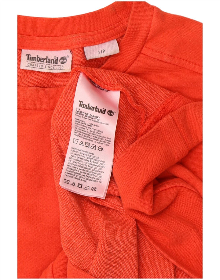Timberland Herre Sweatshirt Jumper Lille Orange Bomuld